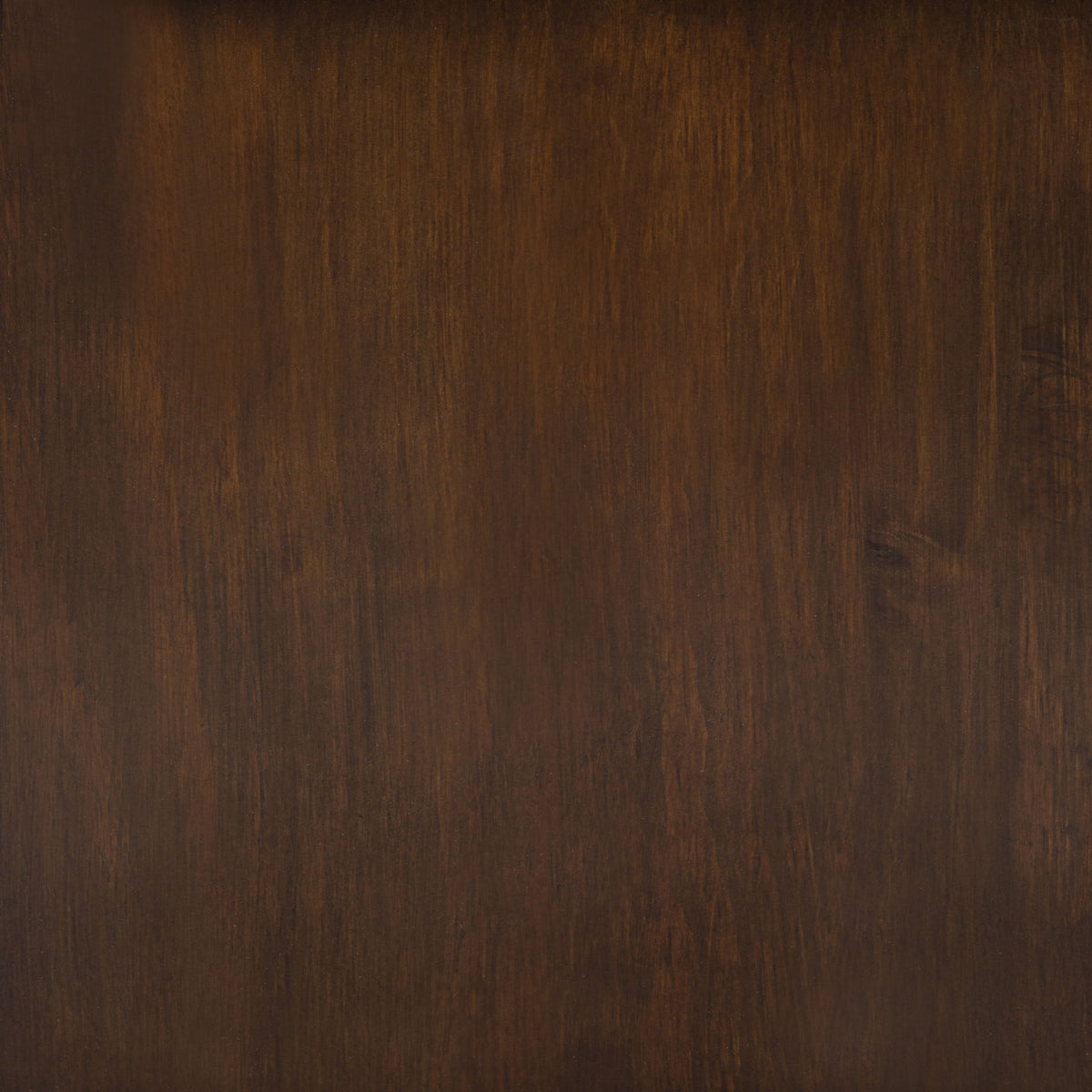 Dark brown wood grain panel sample for TV stand