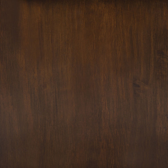 Dark brown wood grain panel sample for TV stand