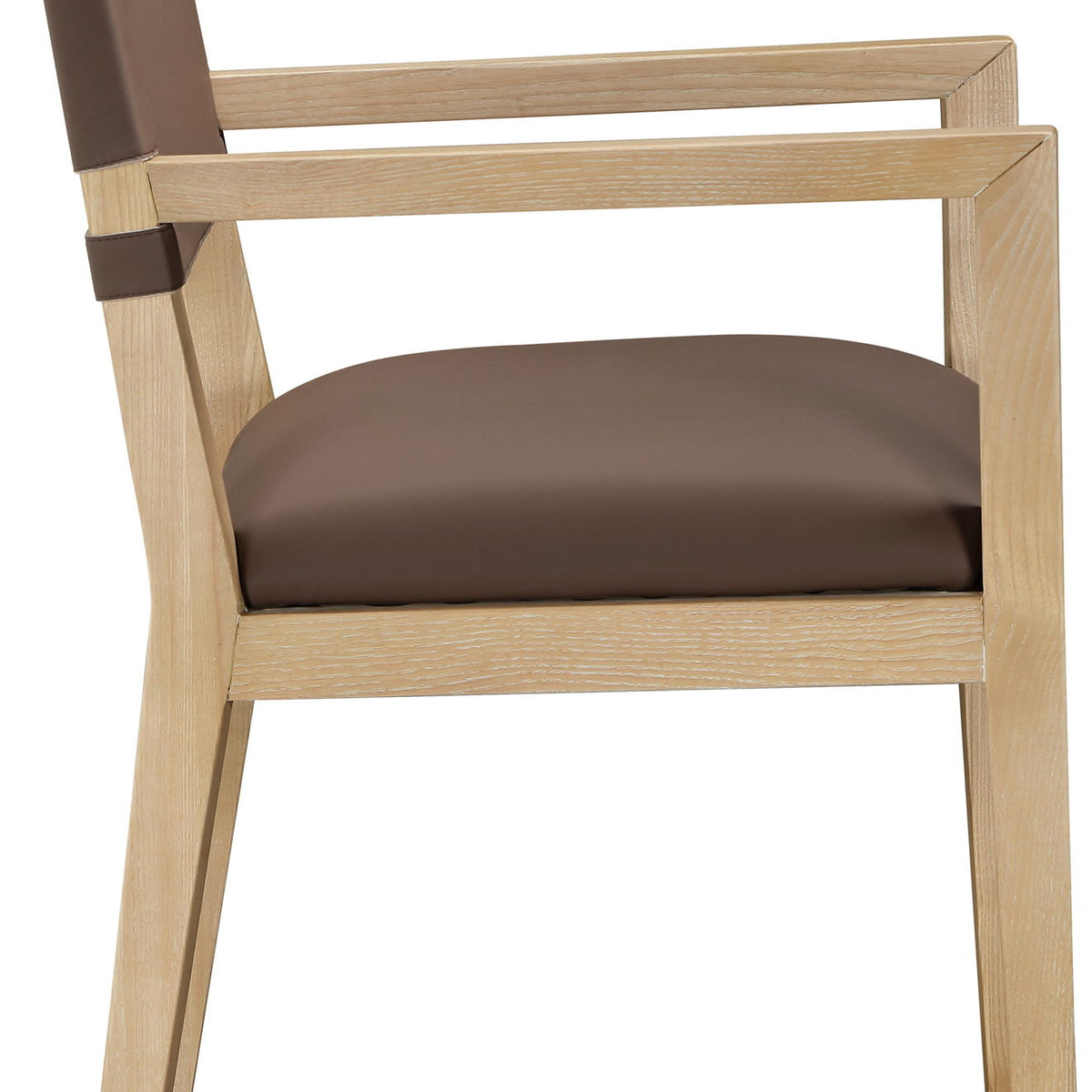Avon - Vegan Leather Dining Arm Chair