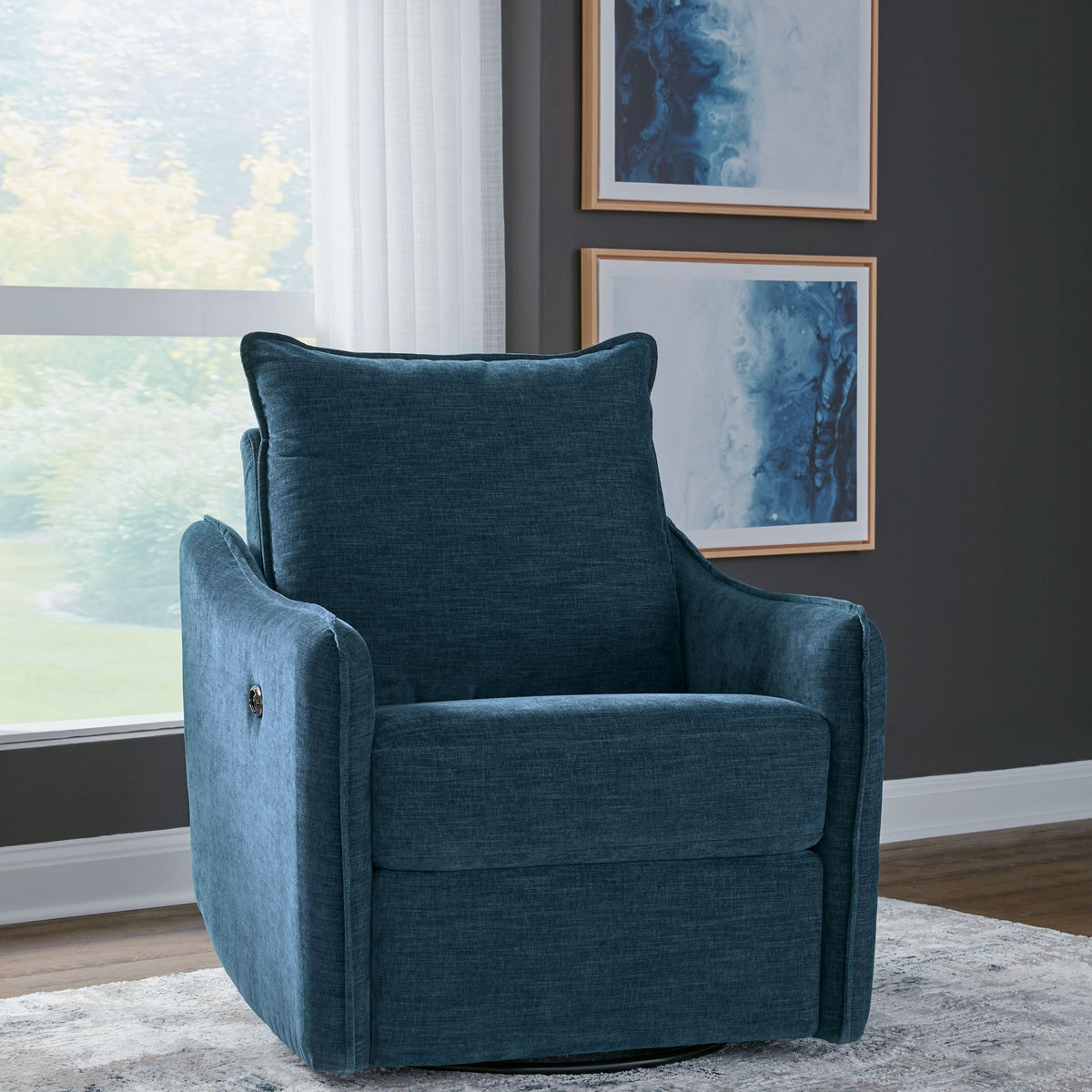 Mcburg - Swivel Power Recliner