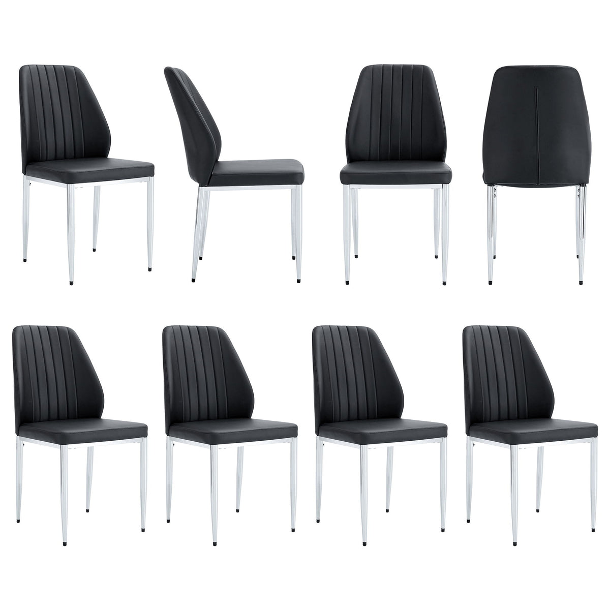 Modern Comfort Dining Chairs With Extended Backrest
