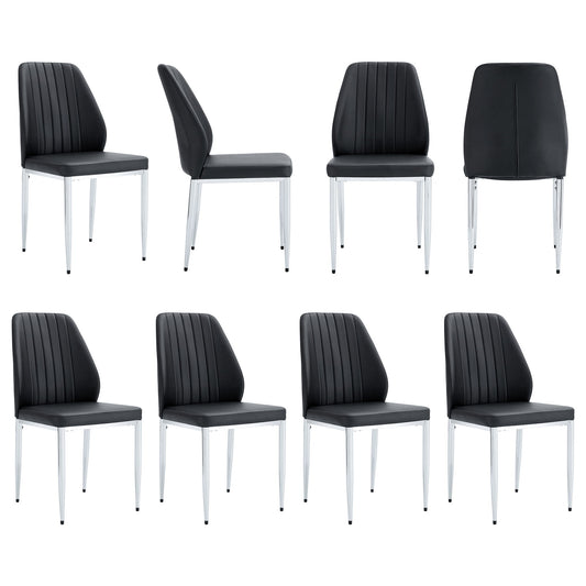 Modern Comfort Dining Chairs With Extended Backrest