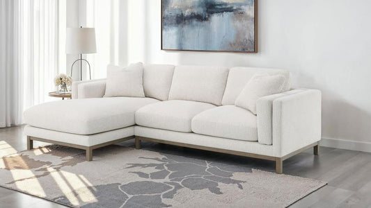 Geneva - RAF Loveseat, Box 2 of 2 - Sand