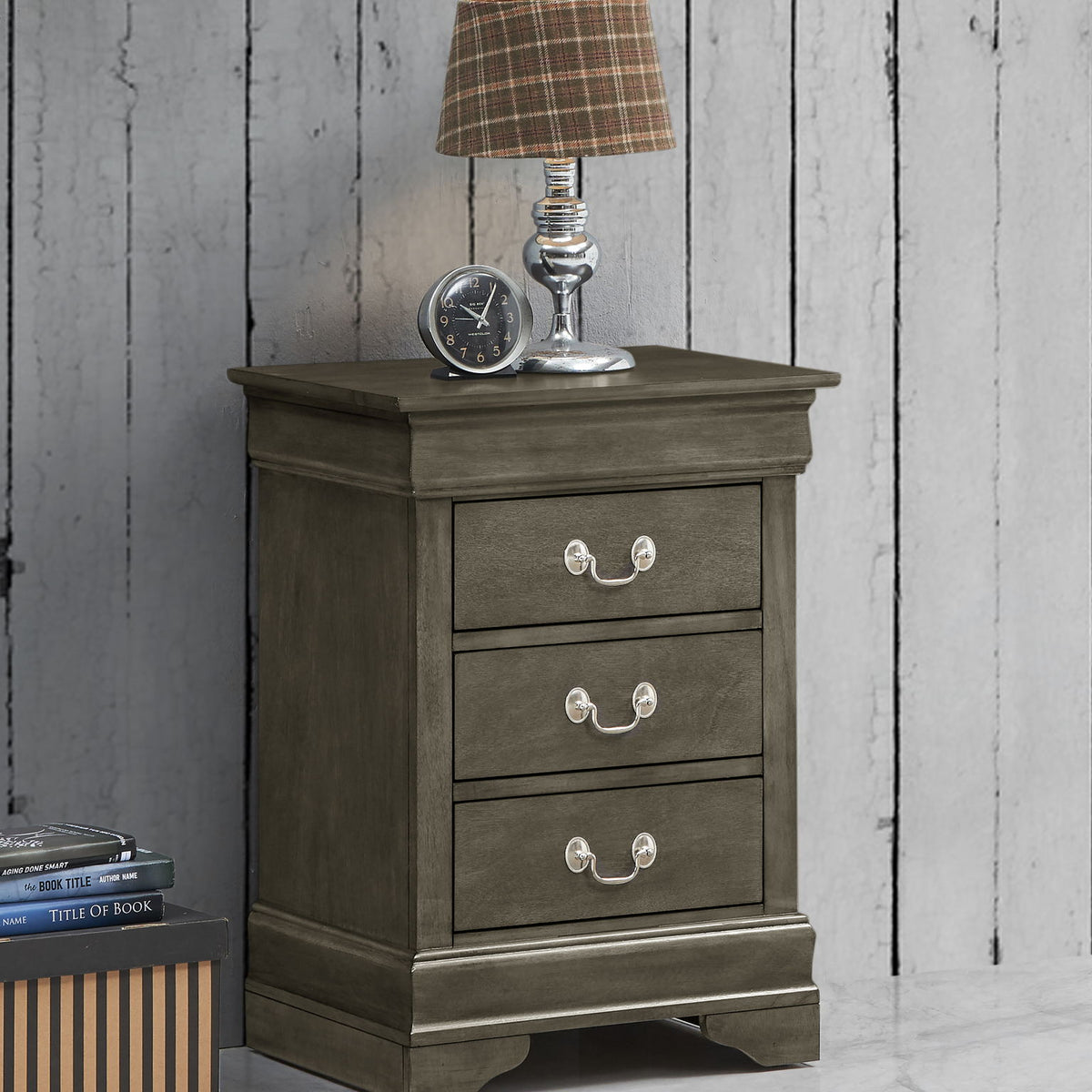 Louis Phillipe - Nightstand - Wood