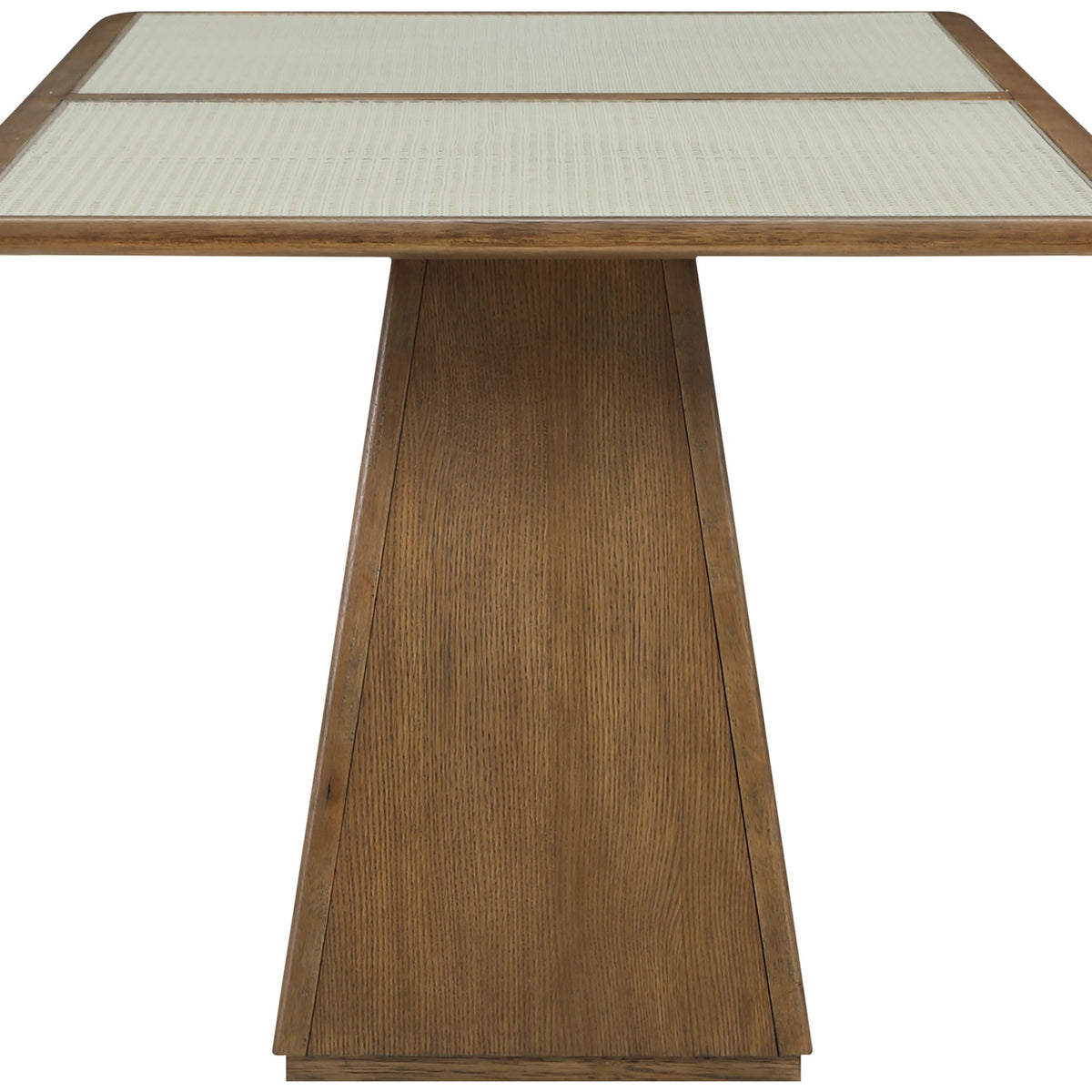 Atrium - Glass Top And Wood Base Dining Table