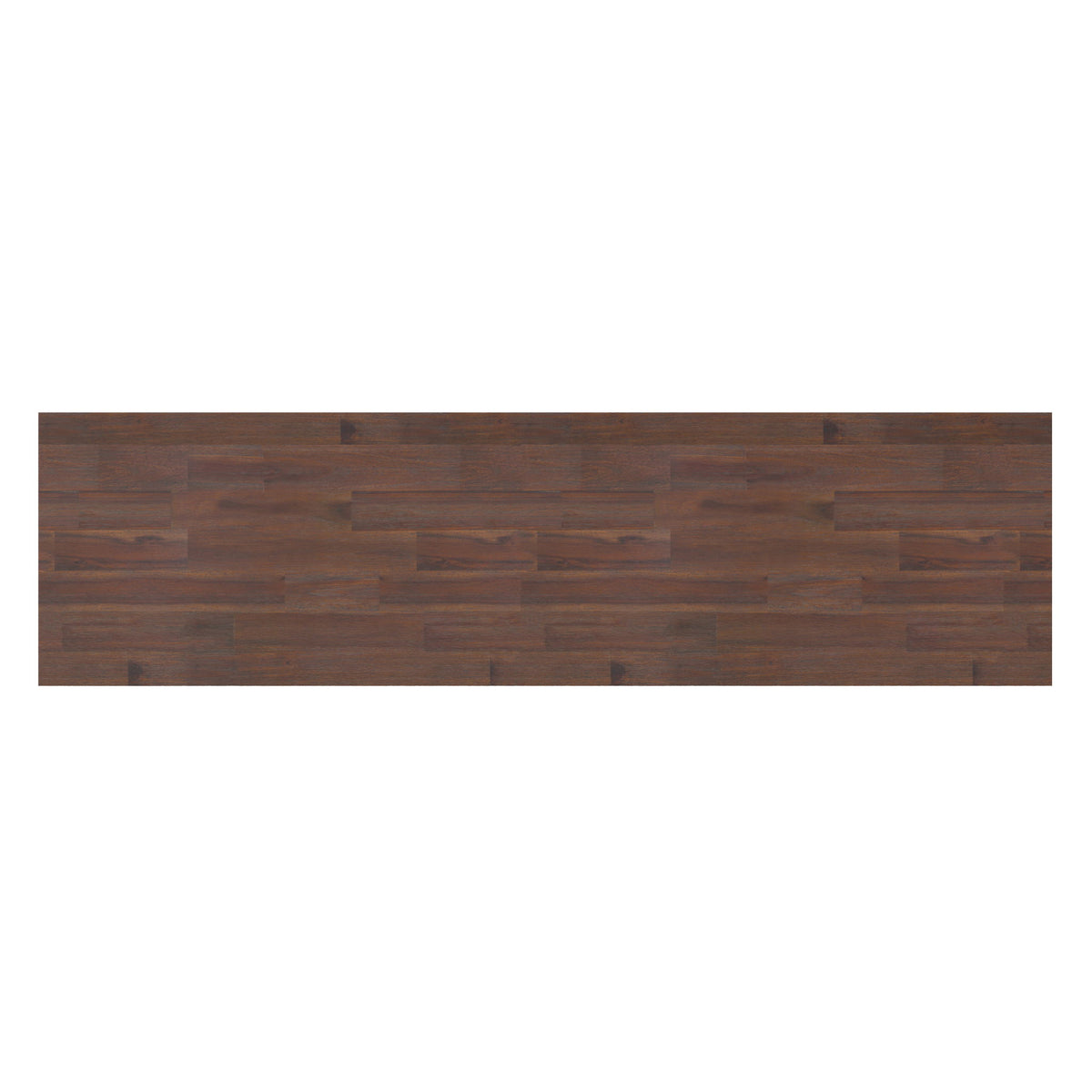 Distressed dark brown wood front panel for TV media stand