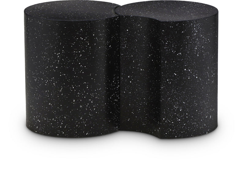 Dimple - 2 Piece Modular End Table - Terazzo Finish