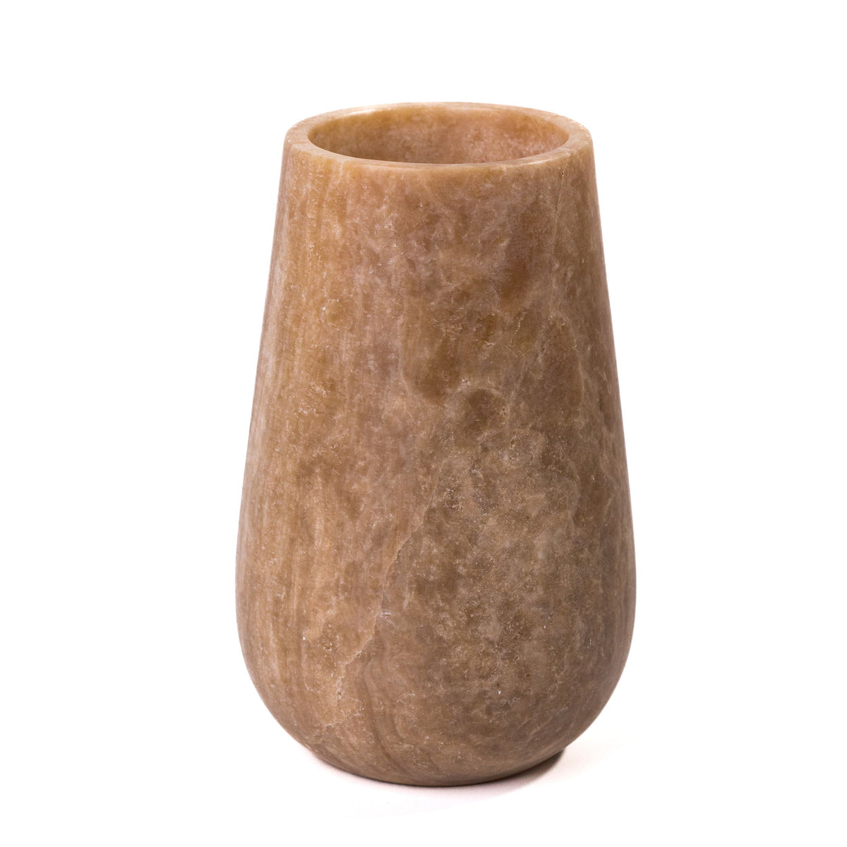 Marble Silo Vase - Onyx