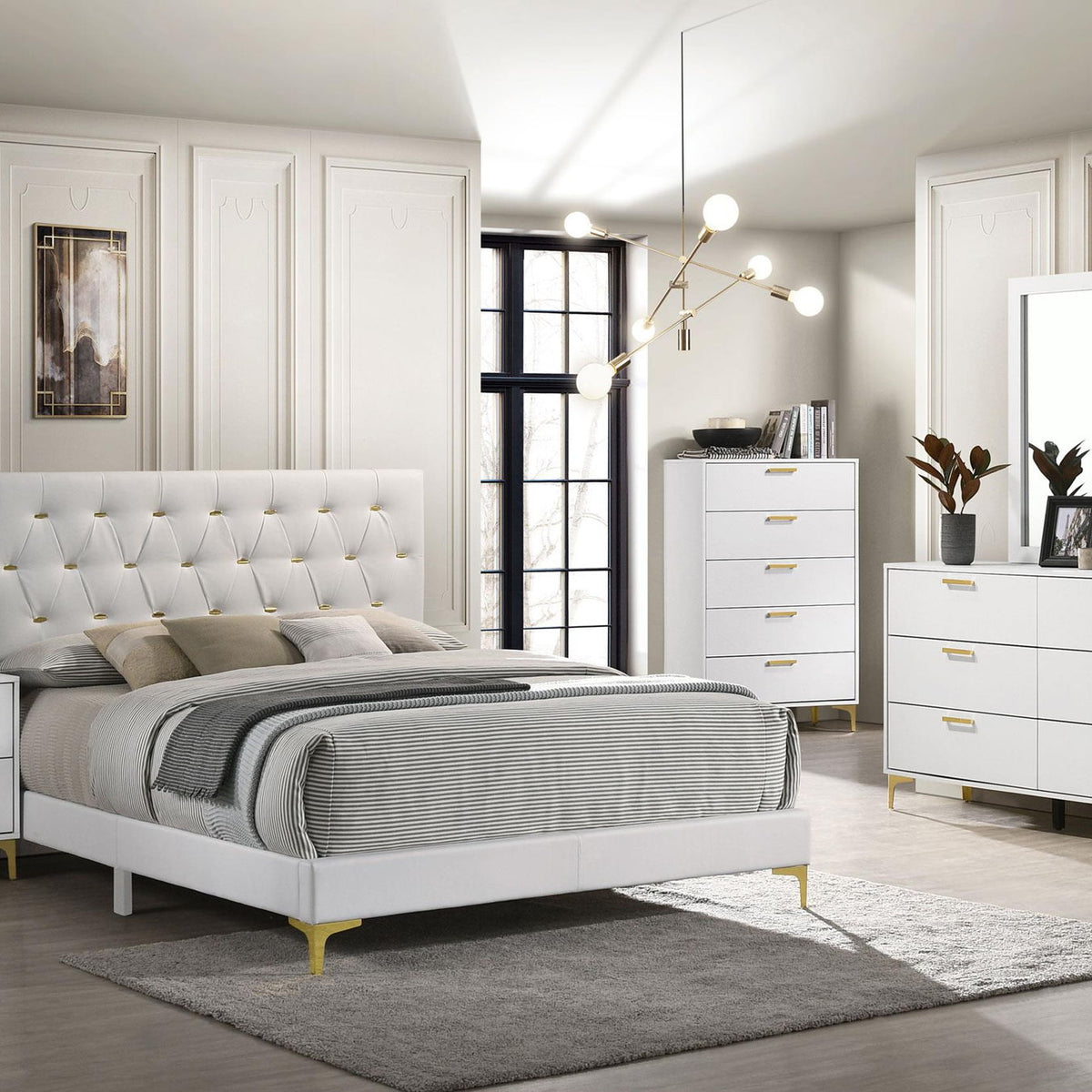 Kendall 5-piece Queen Bedroom Set White