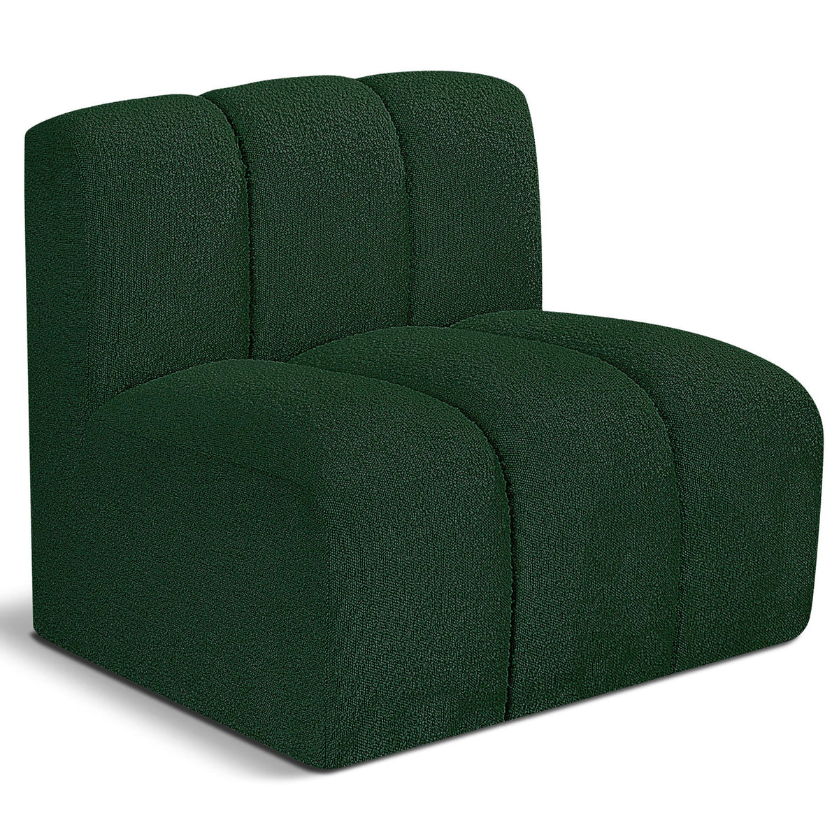 Arc - Boucle Fabric Straight Chair