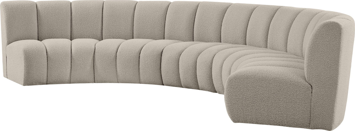 Infinity - 5 Piece Boucle Modular Sectional