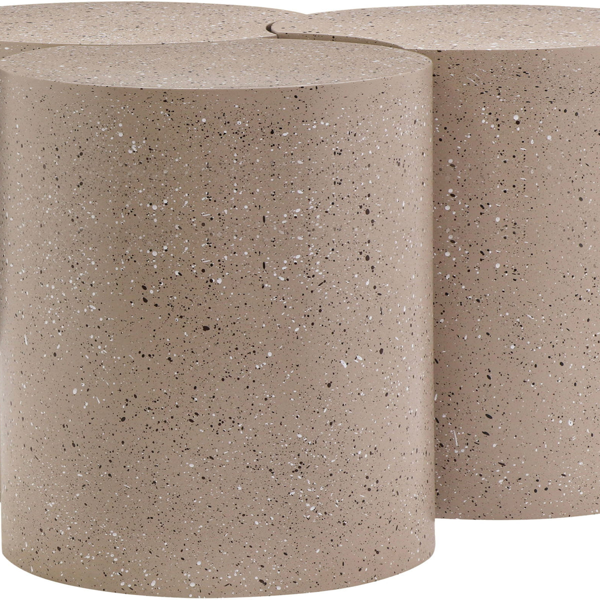 Dimple - 3 Piece Modular Coffee Table - Terazzo Finish