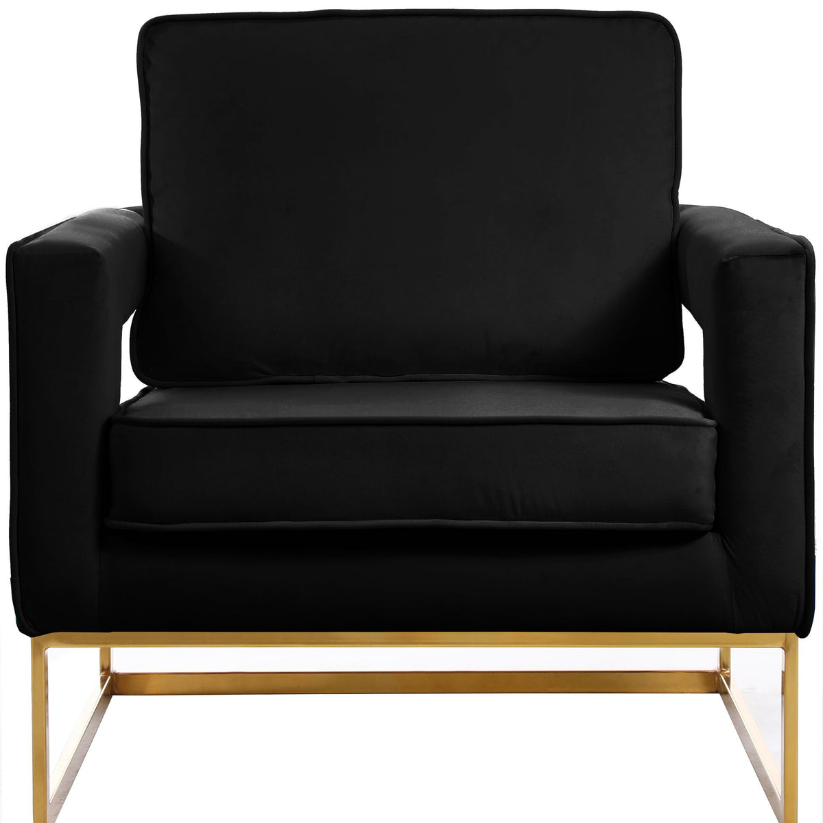 Noah - Accent Chair with Gold Legs