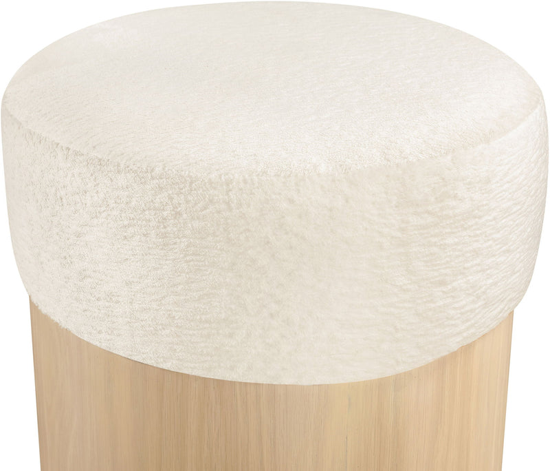 Nimes - Ottoman / Stool With Natural Base
