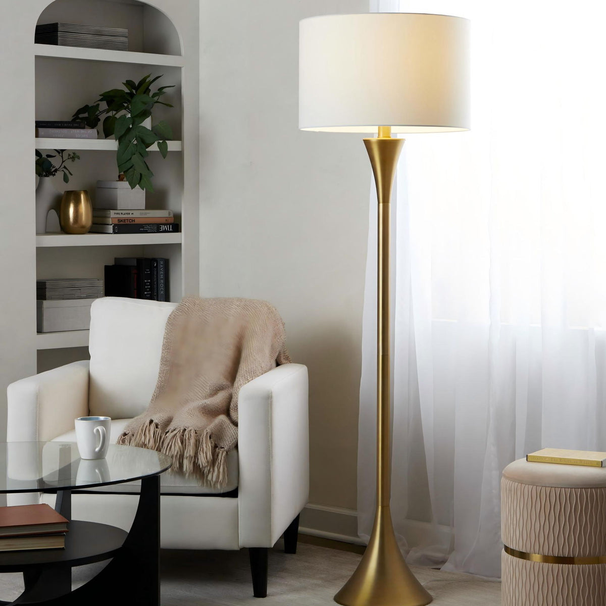 Lenuxe - Contemporary Floor Lamp