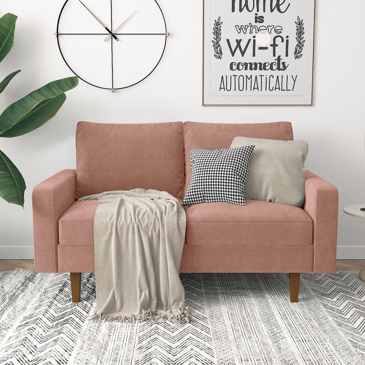 Comfortable Loveseat With Durable Construction