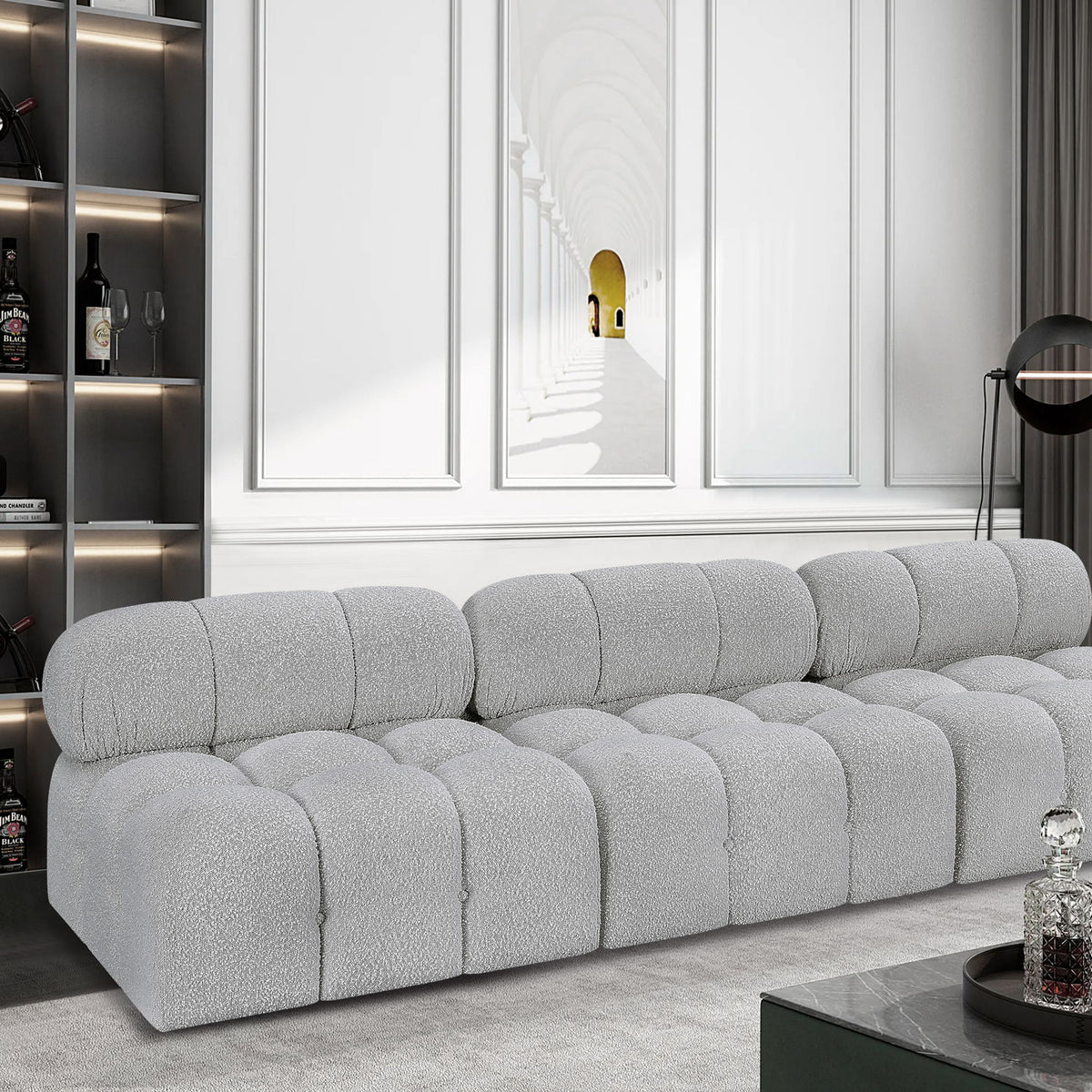 Ames - 3 Seat Modular Armless Sofa