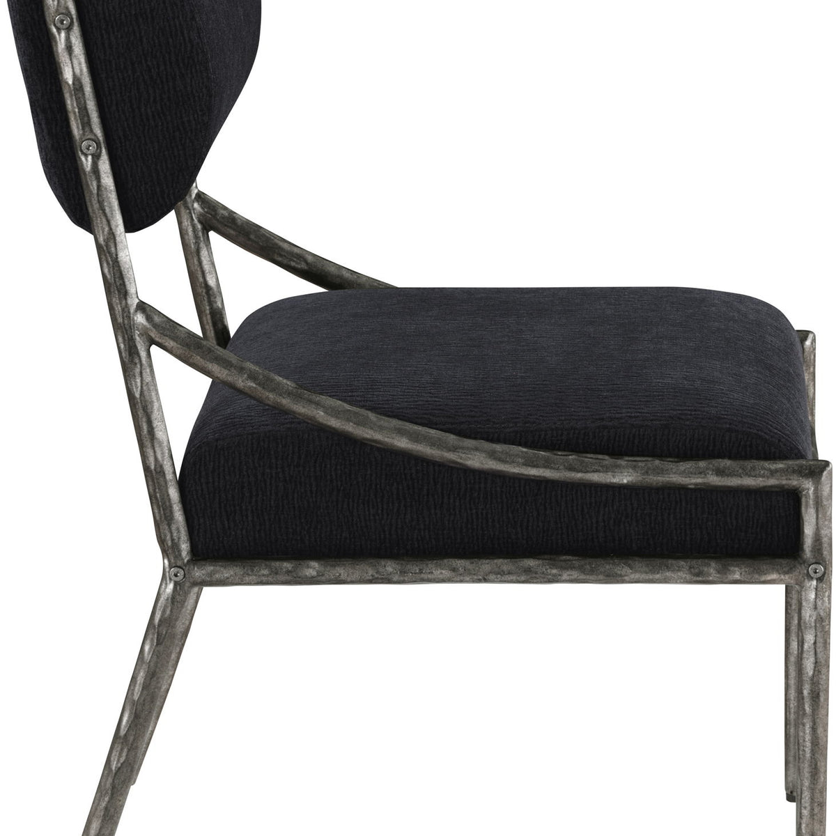 Bastille - Upholstered Dining Side Chair (Set of 2) - Silver Frame