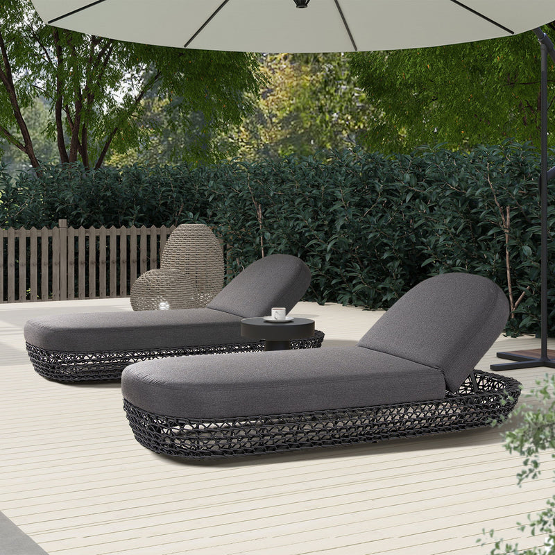 Willow - Sunbrella Upholstered Patio Lounger