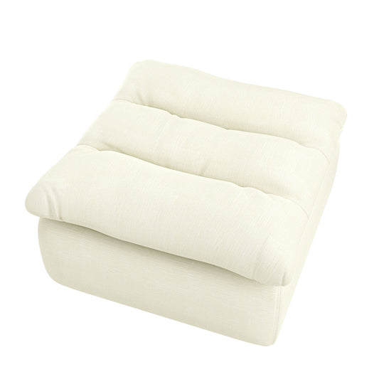 Modern Armless And Backless Lazy Floor Sofa Chair, Comfy Accent Bean Bag Couch