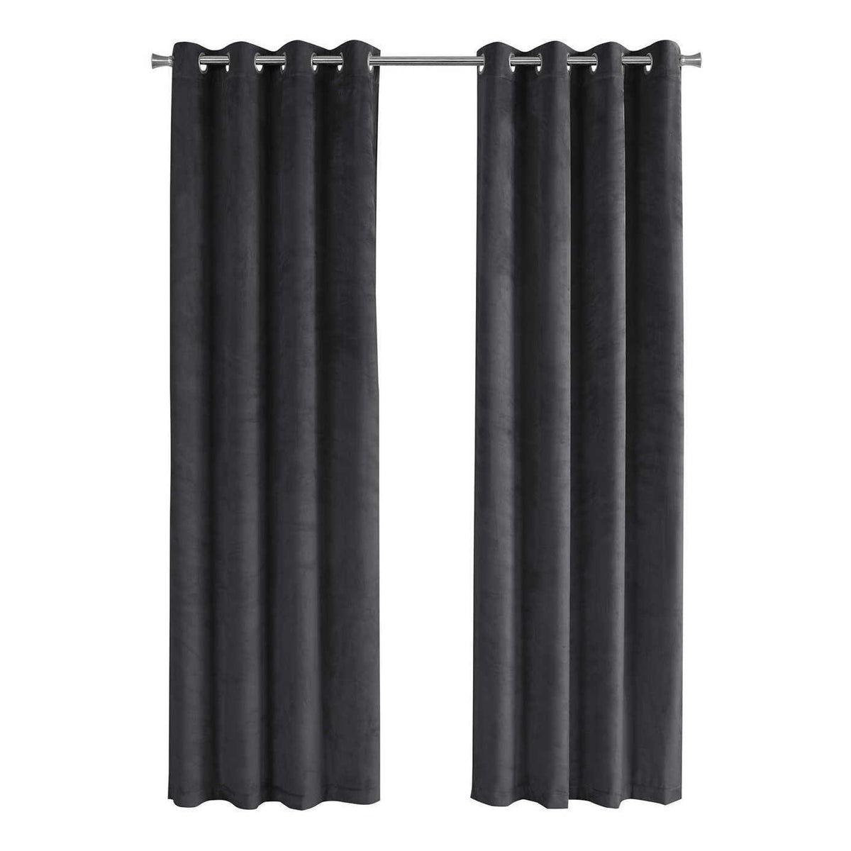2 Pieces Set, Curtain Panel, Room Darkening, Grommet, Contemporary & Modern