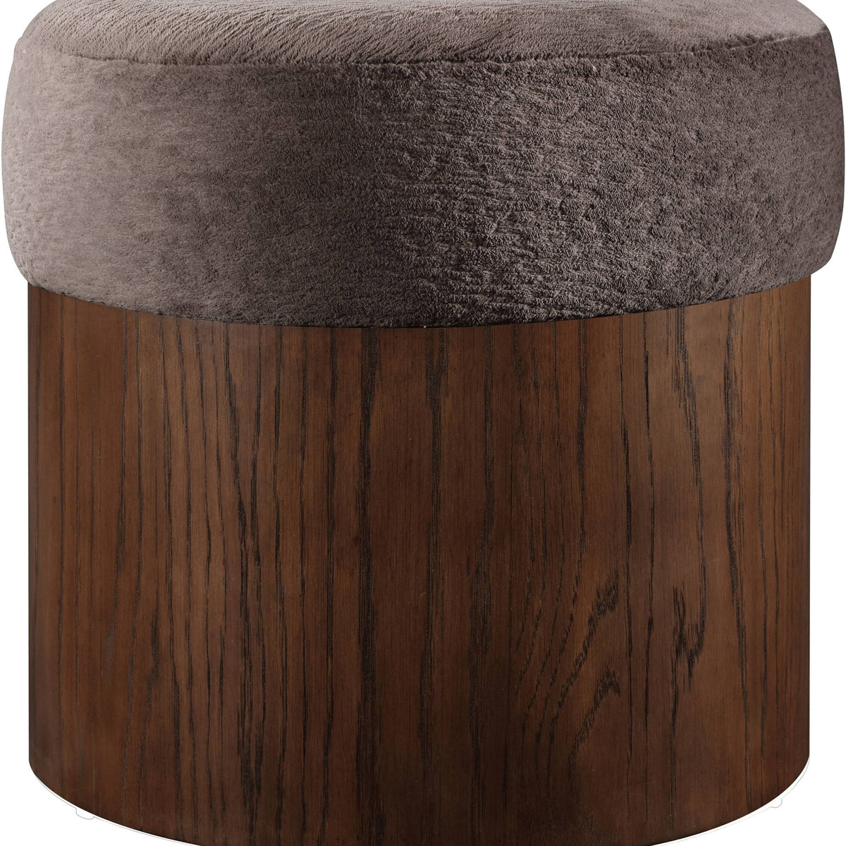 Nimes - Ottoman / Stool With Brown Base