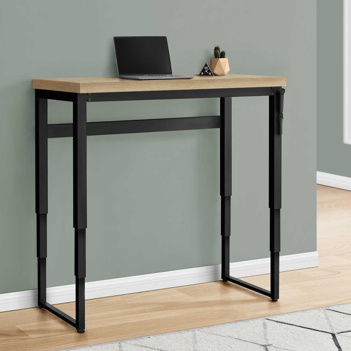 Computer Desk, Home Office, Standing, Adjustable, Laptop, Contemporary & Modern