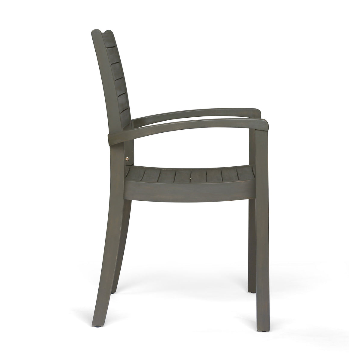 Outdoor Dining Chair, Stacking Design For Patio