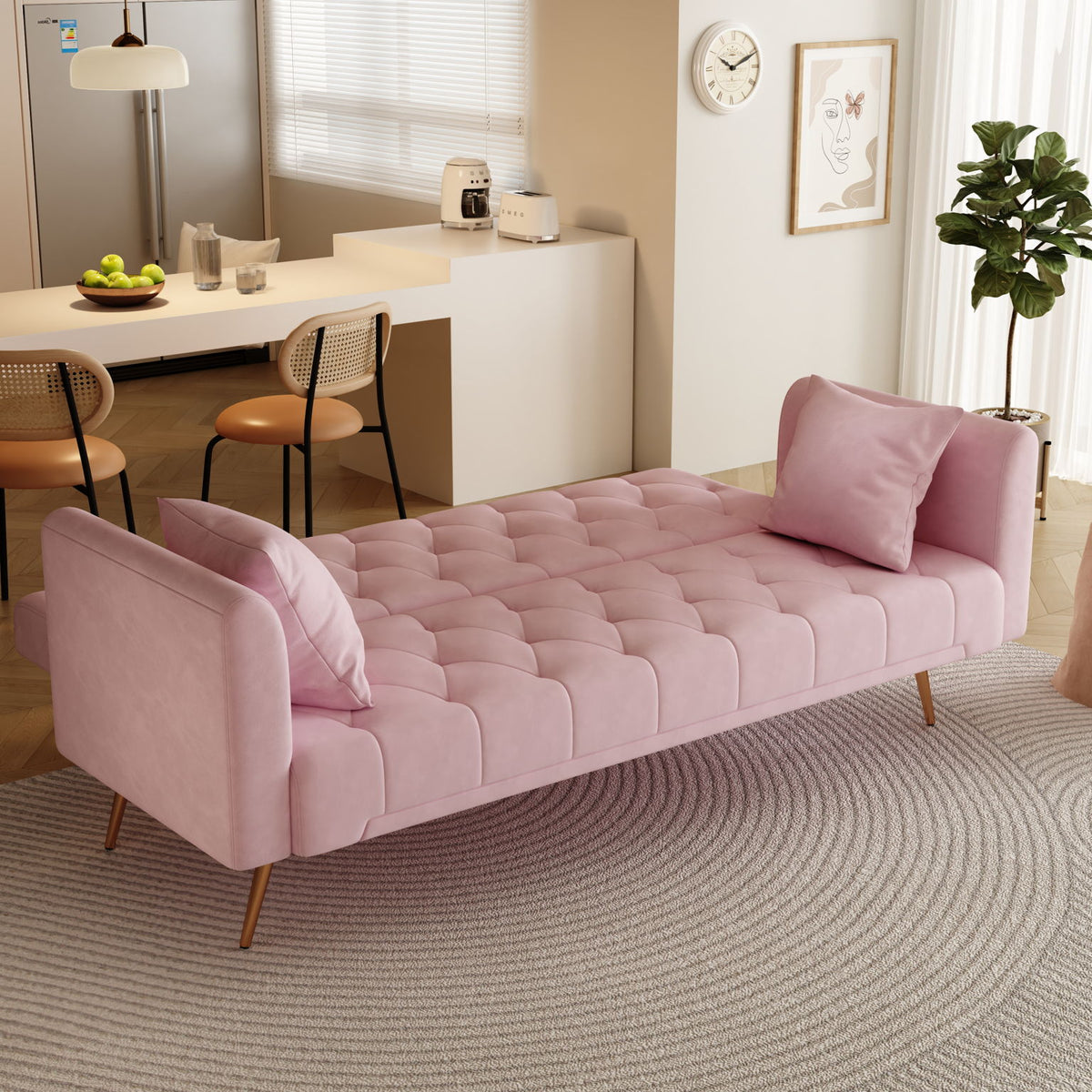 Convertible Double Folding Living Room Sofa Bed