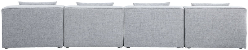 Cube - Linen Modular 4 Seat Armless Sofa