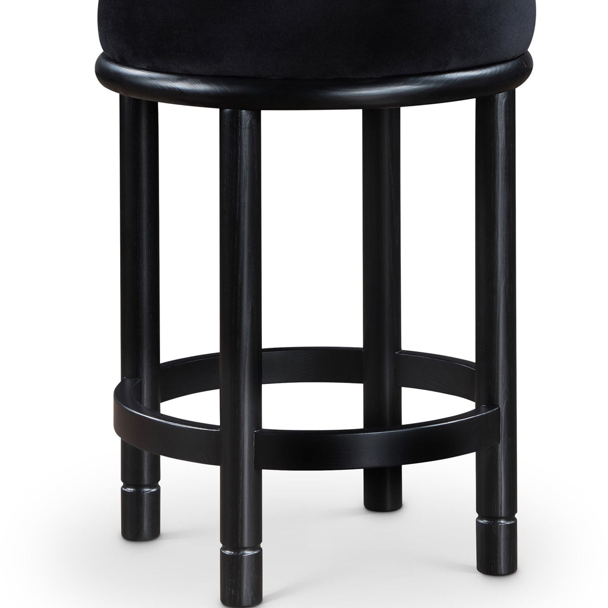 Monette - Counter Stool With Black Base