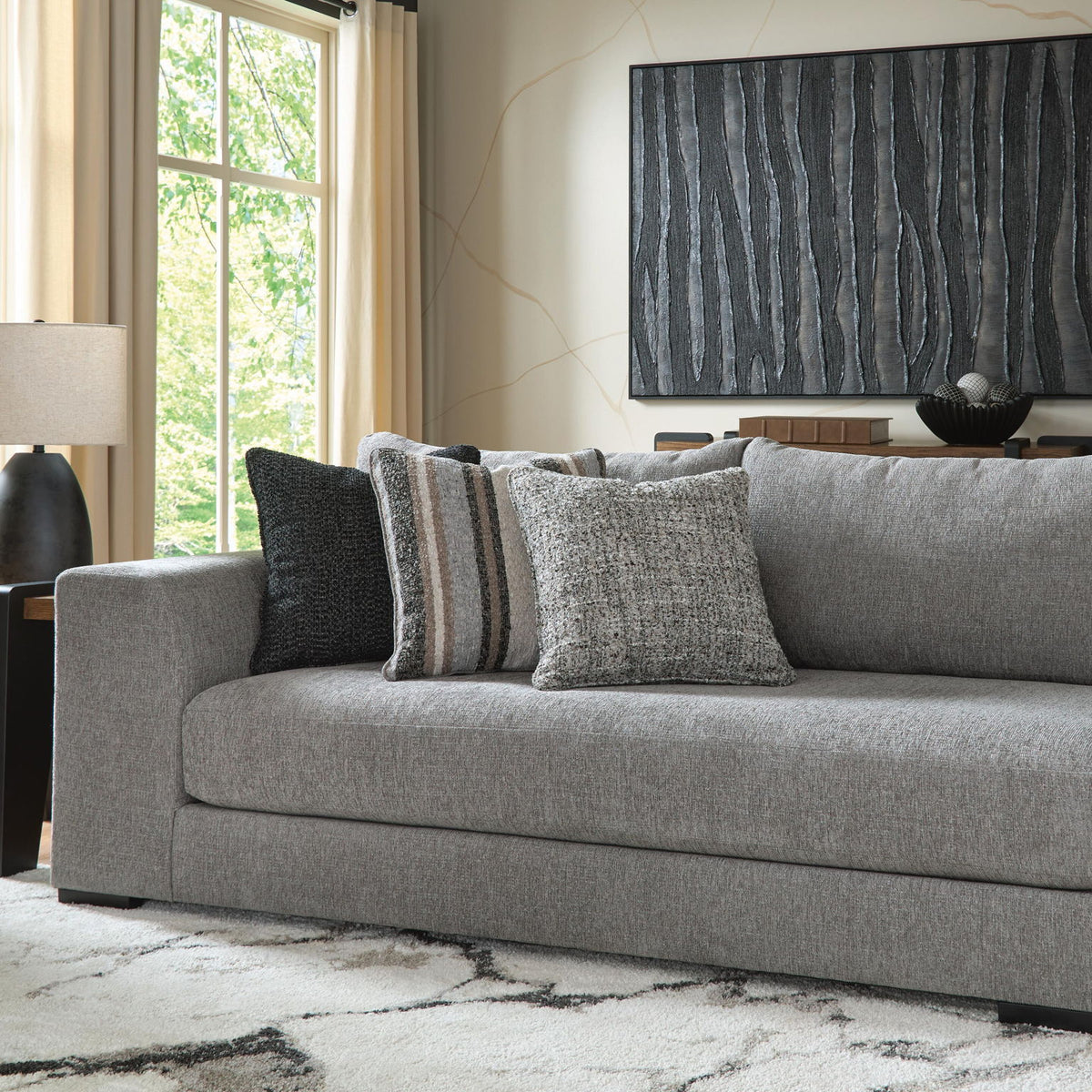 Creston Heights - LAF Corner Chaise - Smolder