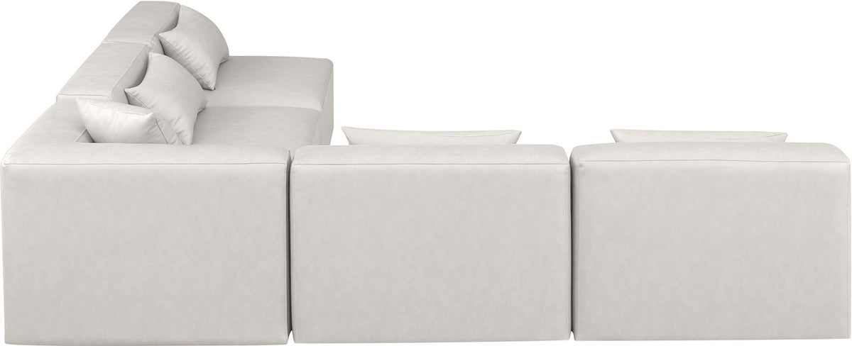 Cube - 5 Piece Modular Corner Armless Sectional