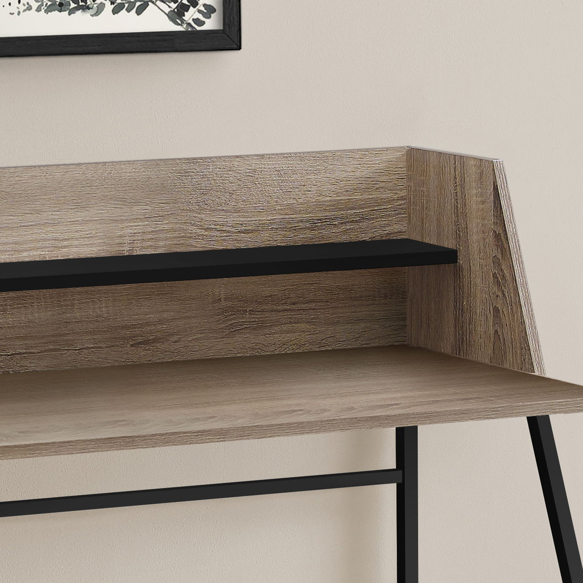 Computer Desk For Home Office Laptop, Storage Shelves, Contemporary & Modern