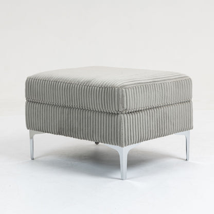 Modular Sectional Sofa Square Storage Ottoman