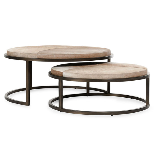 Hayword - Hide Nesting Coffee Tables (Set of 2) - Blonde