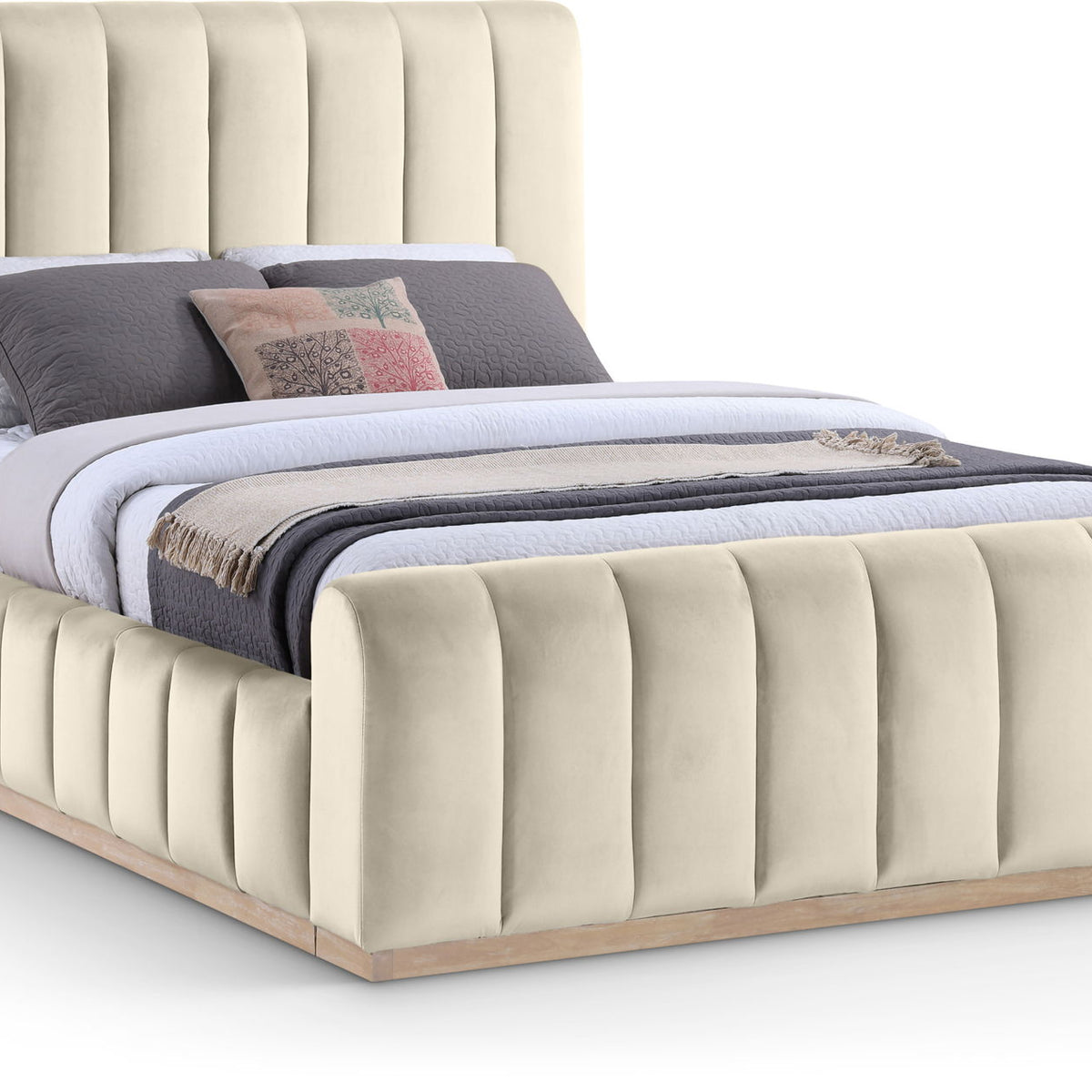 Amara - Velvet Bed