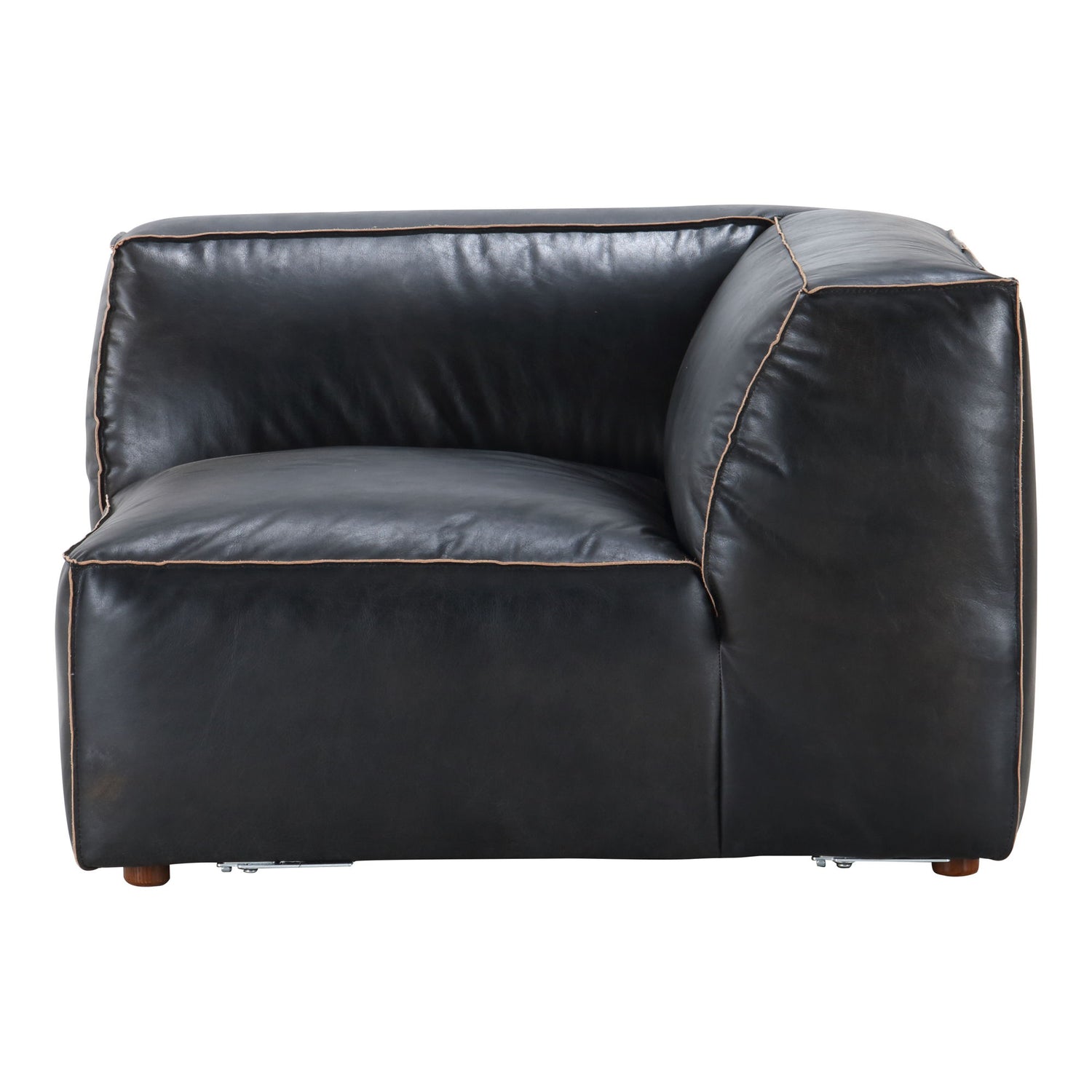 Luxe - Corner Chair - Antique Black