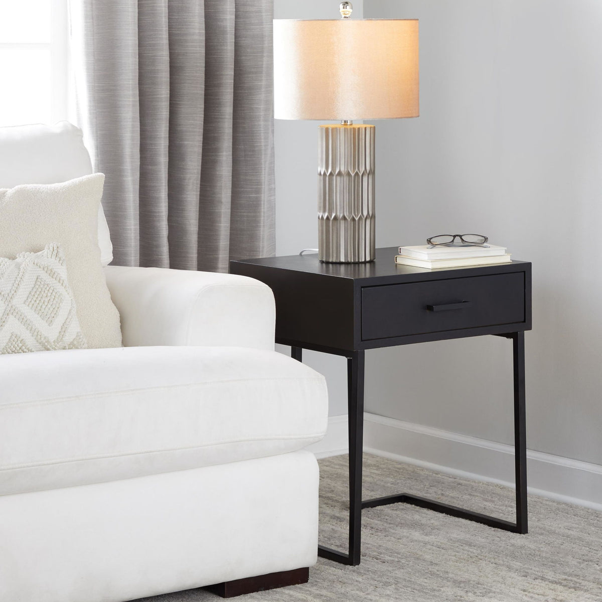 Tania - Contemporary Table Lamp - Brown / Metallic Brown / Champagne