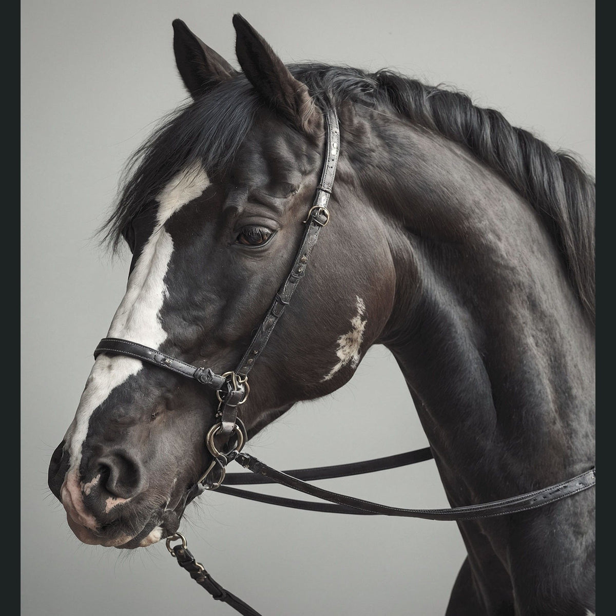 Horse - 48" x 72" Photography - Dark Gray