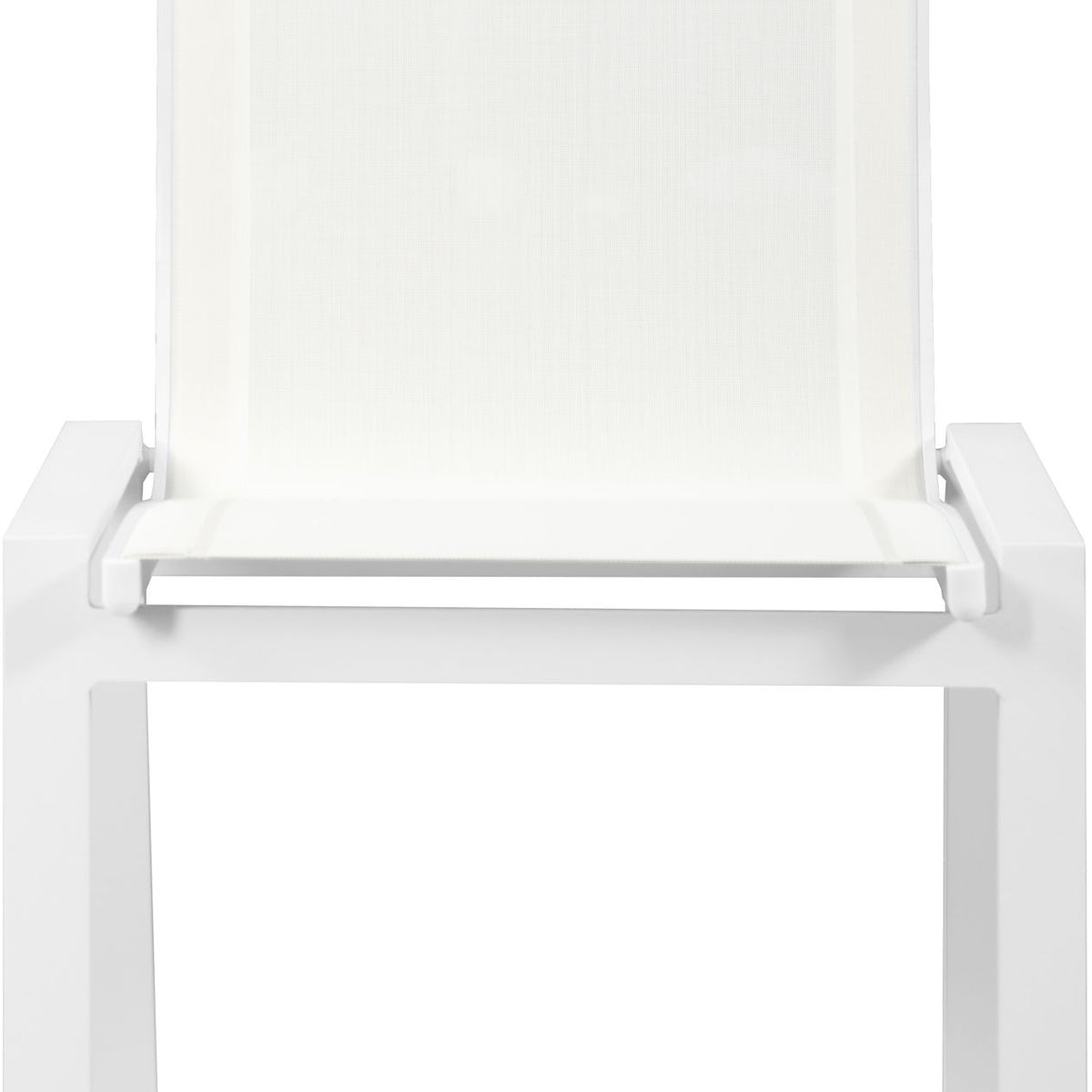Nizuc - Outdoor Patio Dining Chair With White Frame (Set of 2)