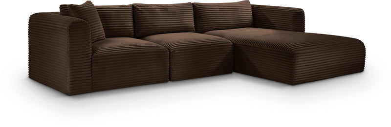 Shaggy - 3 Piece Modular Sectional