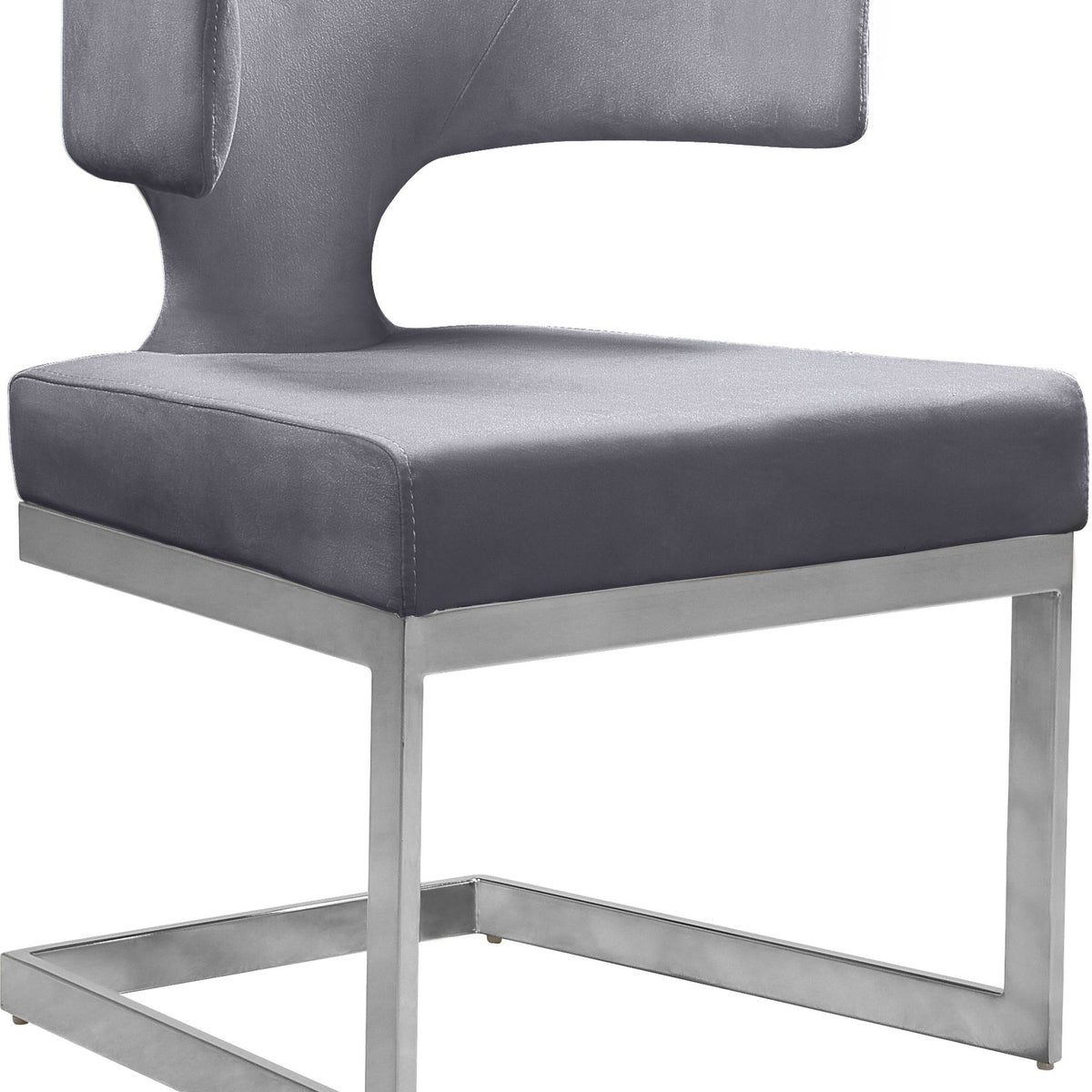 Alexandra - Dining Chair with Chrome Legs