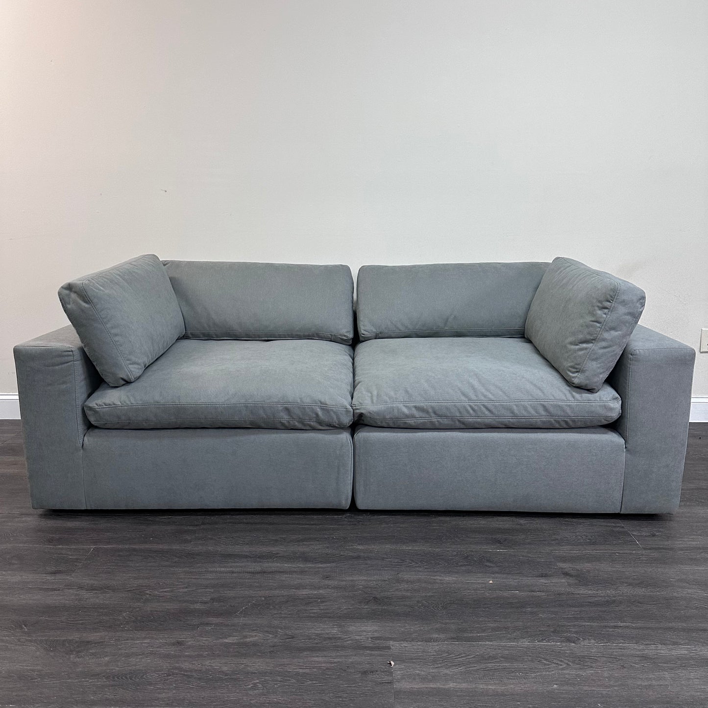 Gray "Dreamee" Cloud Couch Sectional