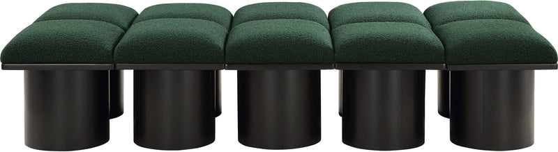 Pavilion - 10 Piece Modular Bench With Black Base