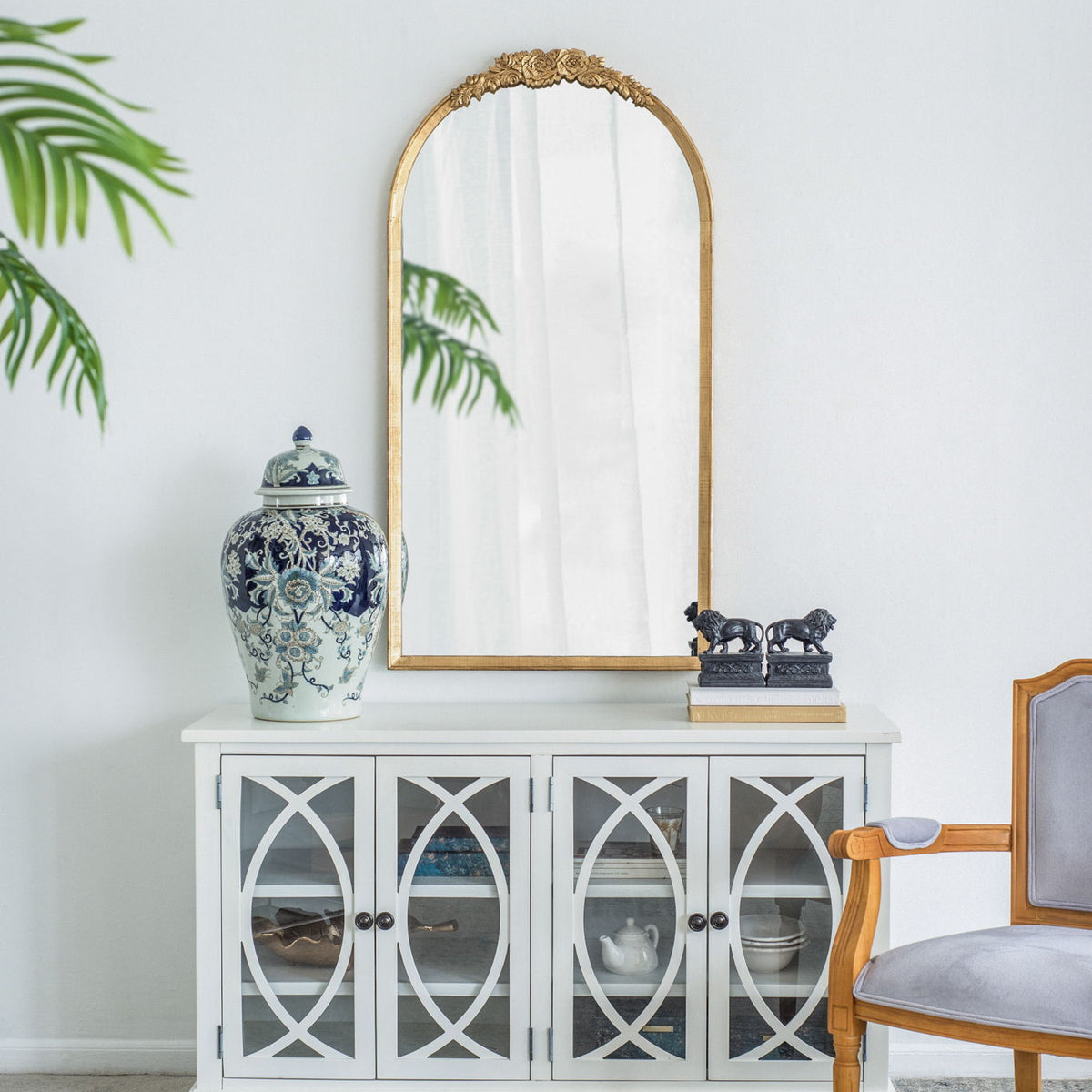 Wood Floor Mirror, Full Body Mirror Dressing Make Up Mirror For Bathroom