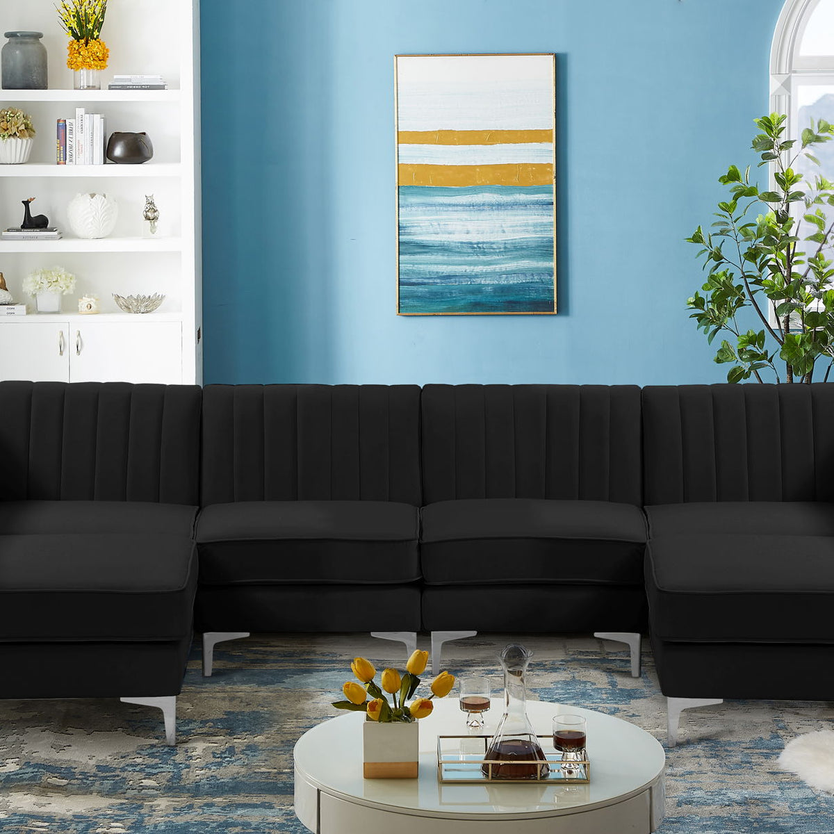 Alina - 6 Piece Modular U-Shaped Sectional