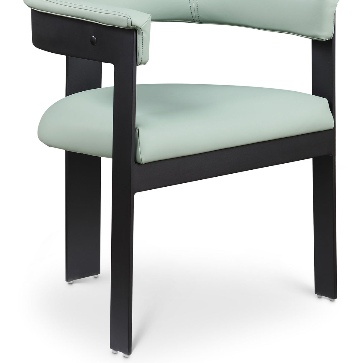 Romeo - Faux Leather Dining Chair With Black Base (Set of 2)