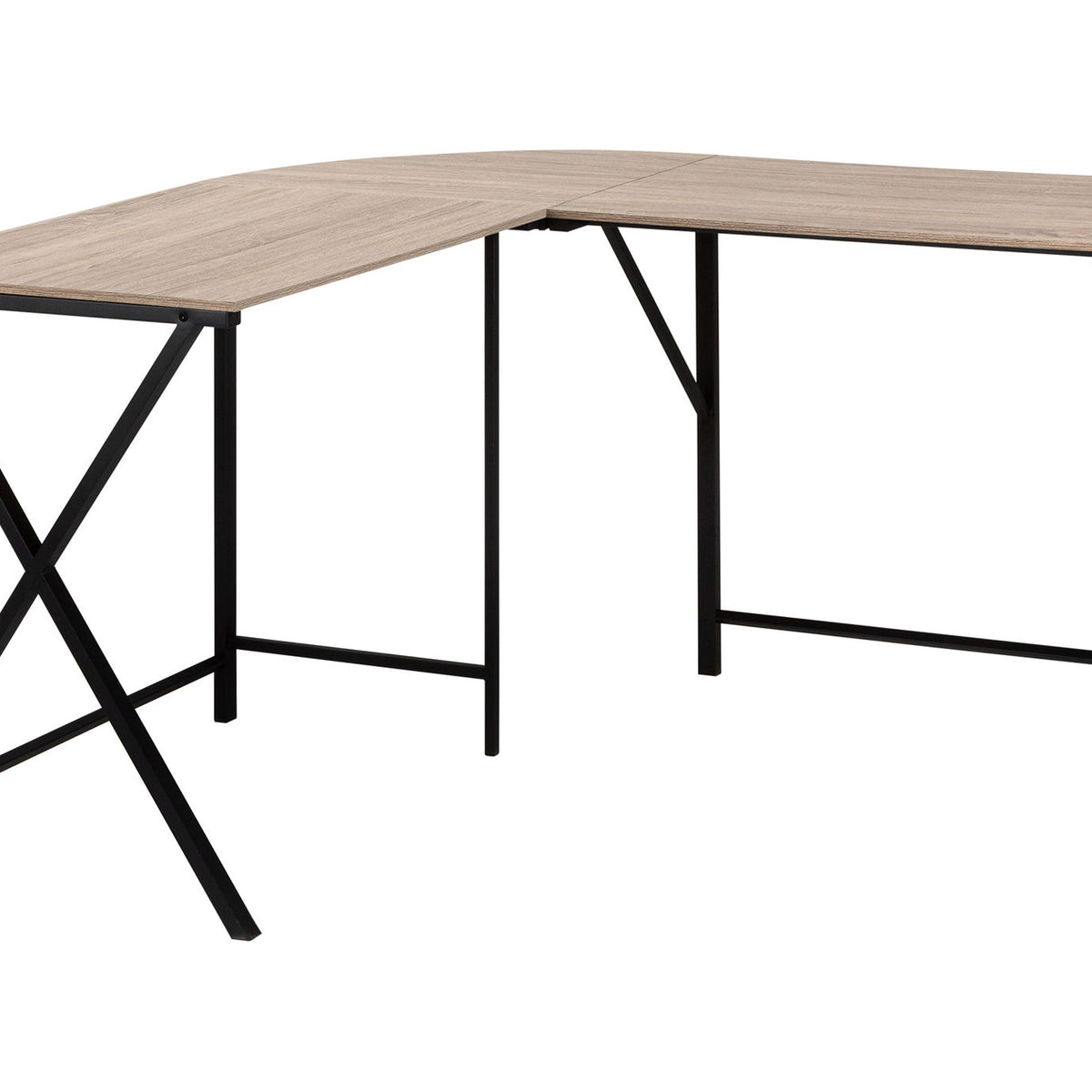 Computer Desk, Home Office, Corner, L Shape, Laptop, Contemporary / Modern