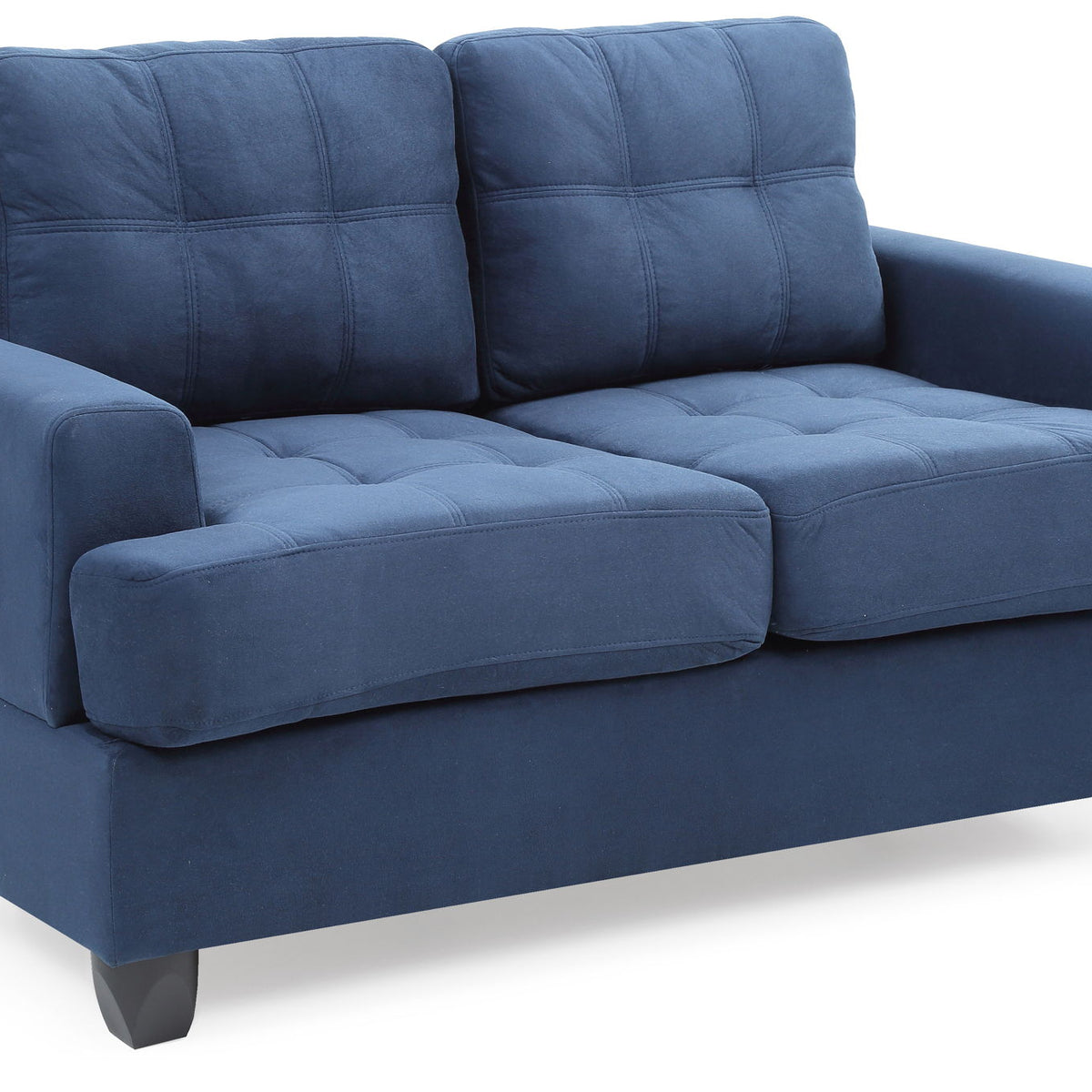 Stylish Transitional Loveseat For Two